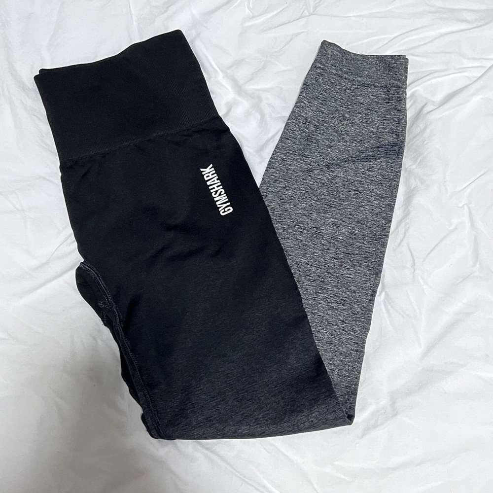 Gymshark Adapt ombré seamless leggings - black